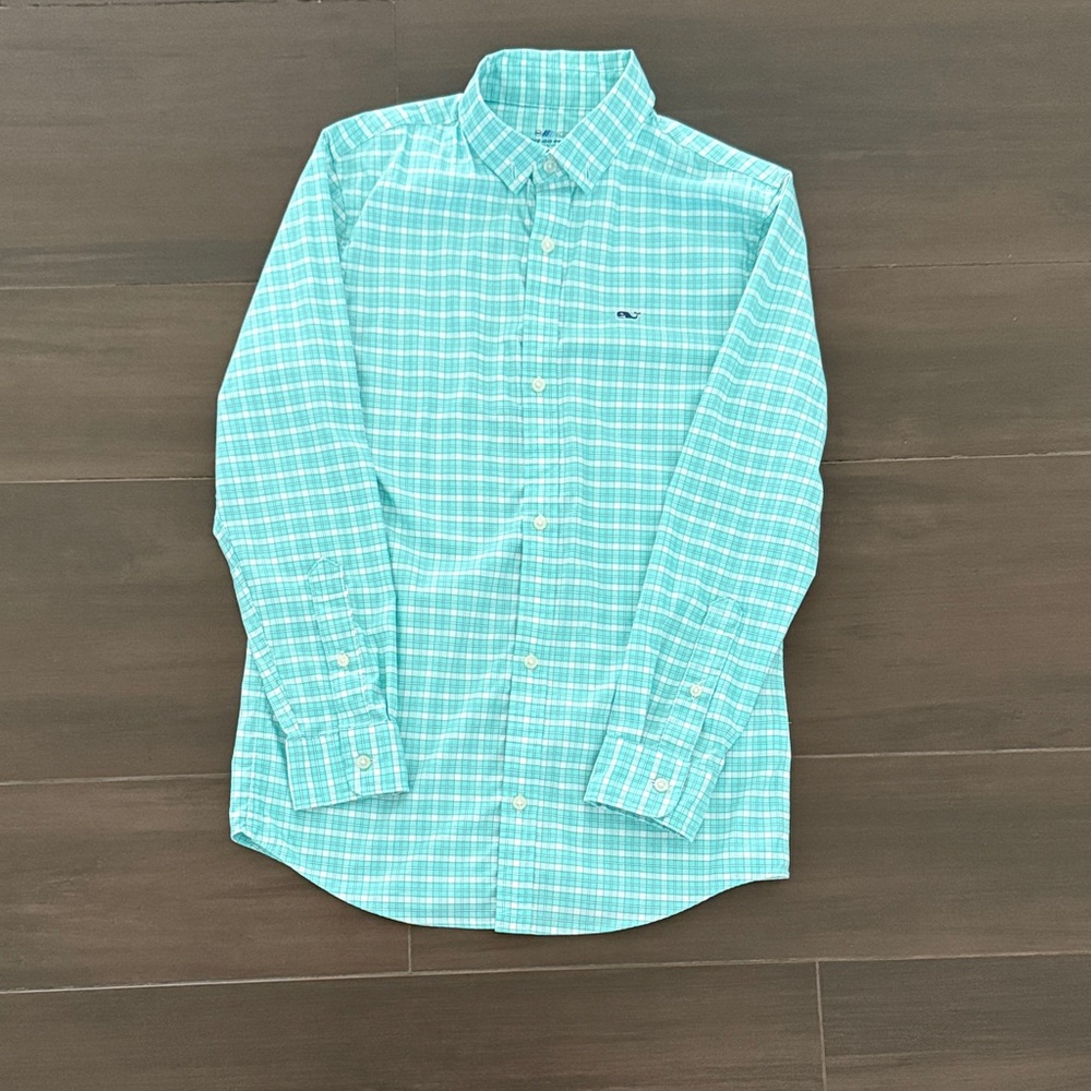 Vineyard Vines Boys' On-The-Go Brrr° Button Down Shirt